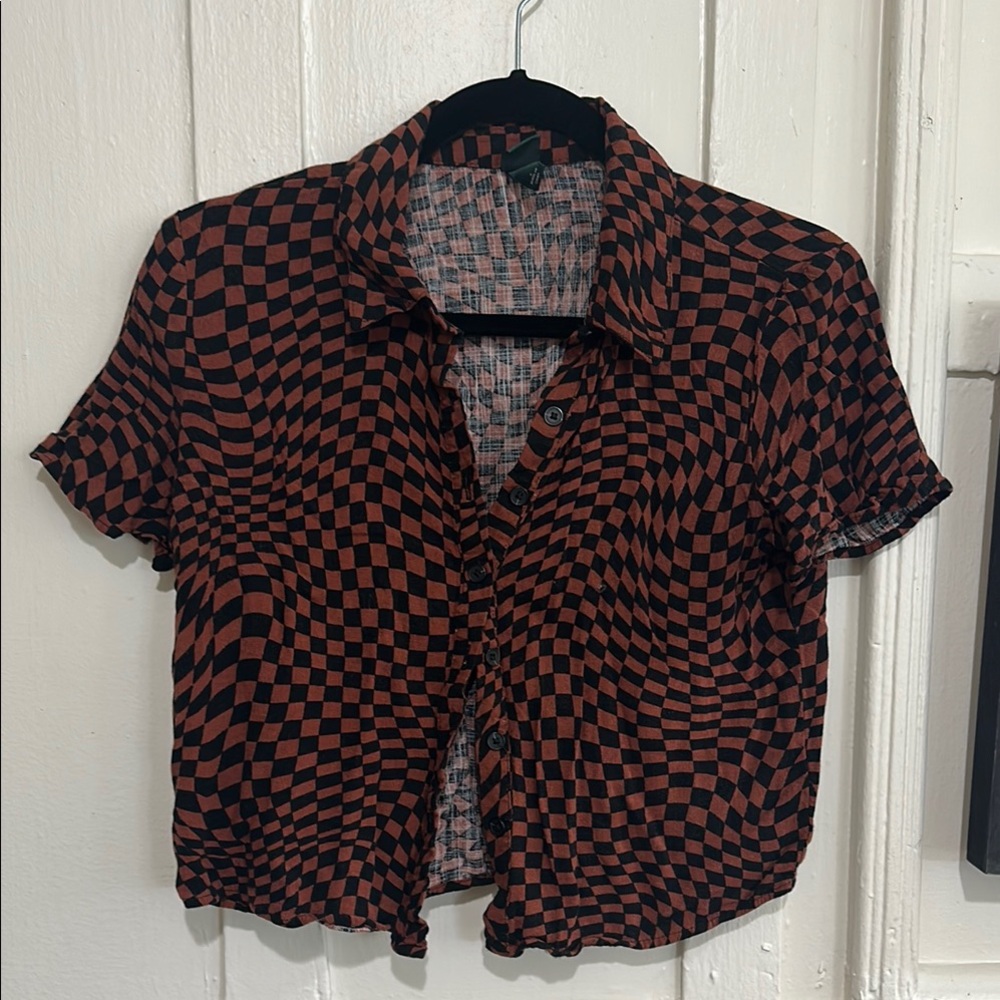 Black and Red Checkered Shirt